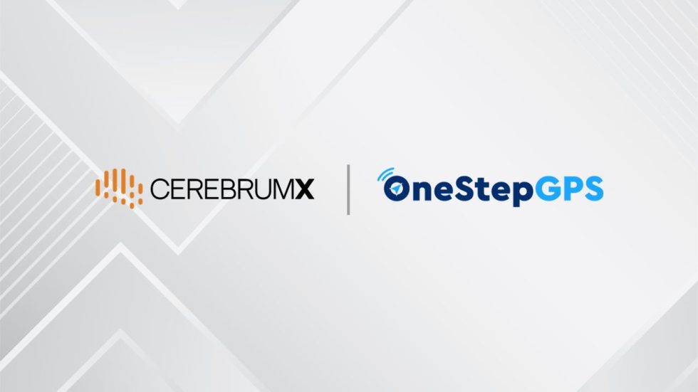 One step gps and cerebrumx embedded vehicle data platform collaborate